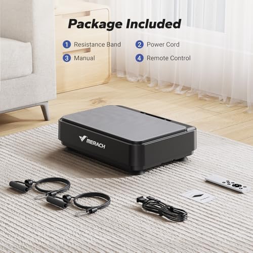 MERACH Vibration Plate Exercise Machine, Mini Vibrating Plate Machine for Women Men, Full Body Vibration Platform, Exercise Equipment for Home