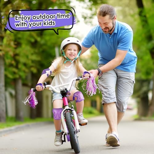 BOSONER Kids/Youth Knee Pad Elbow Pads Guards Protective Gear Set for Roller Skates Cycling BMX Bike Skateboard Inline Skatings Scooter Riding Sports