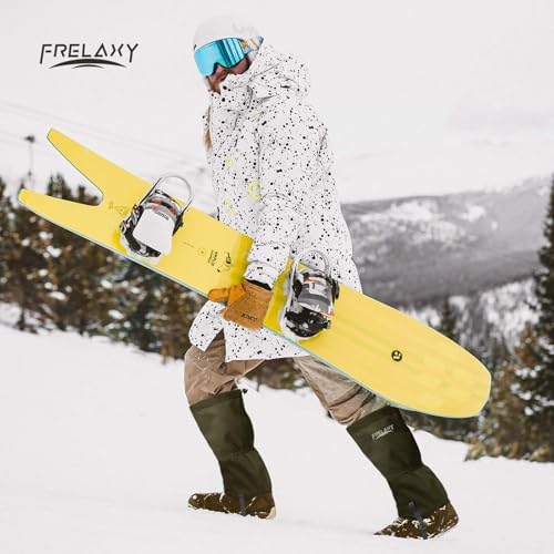 Frelaxy Leg Gaiters Ultra HIGH-Performance Hunting Gaiters, 100% Waterproof Hiking Gaiters with Upgraded Rubber Foot Strap, Adjustable Snow Boot Gaiters