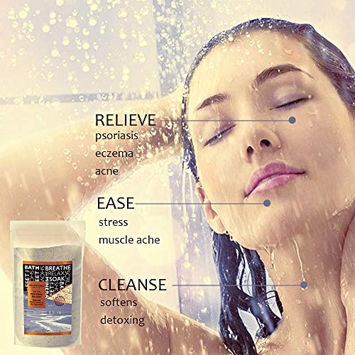 19 lbs Raw Dead Sea Salt Not Cleaned - Still Contains All Dead sea Minerals Including Dead sea Mud - Fine Medium Grain Bath Salt Large resealable Bulk Pack (Packaging May Vary)