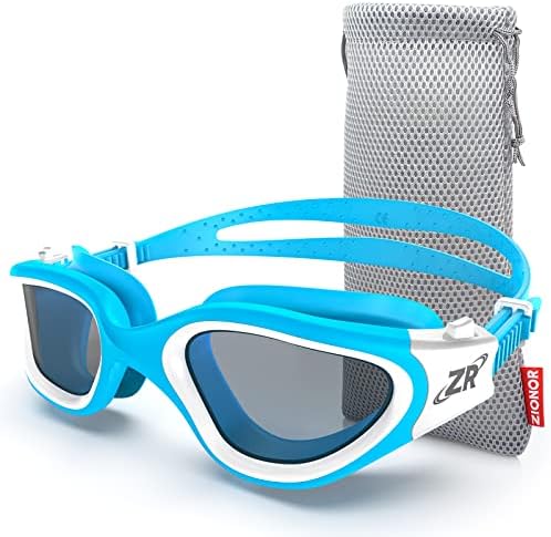 ZIONOR G1 Polarized Swimming Goggles for Unisex Adult Women Anti Fog 100% Anti UV Diving Goggles