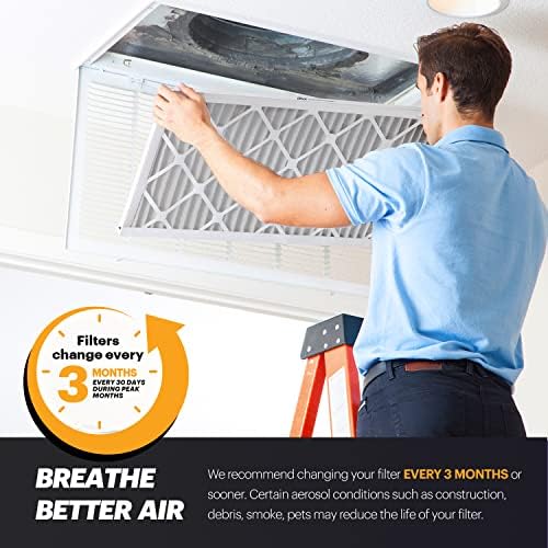 BNX TruFilter 20x20x1 Air Filter MERV 11 (12-Pack) - MADE IN USA - Allergen Defense Electrostatic Pleated Air Conditioner HVAC AC Furnace Filters for Allergies, Dust, Pet, Smoke, Allergy MPR 1200 FPR