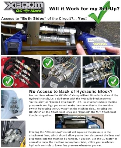 QC-Mate by XBoom Coupler (1/2" & 3/4" Duo-Jaw Set, 12” QC-Mate Clamp)