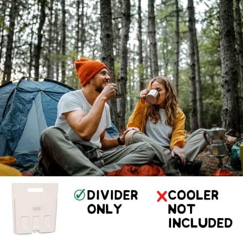 Ice Pack Divider for YETI Tundra Coolers - Multiple Sizes to Fit The YETI Haul, 35, 45, 65 - YETI Cooler Accessories - Freezable Cooler Divider - YETI Accessories