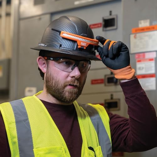Klein Tools KHH56308 Rechargeable LED Wide-Beam Headlamp for Klein Tools Hard Hats, 770 Lumens, for Work, Battery and Mount Included