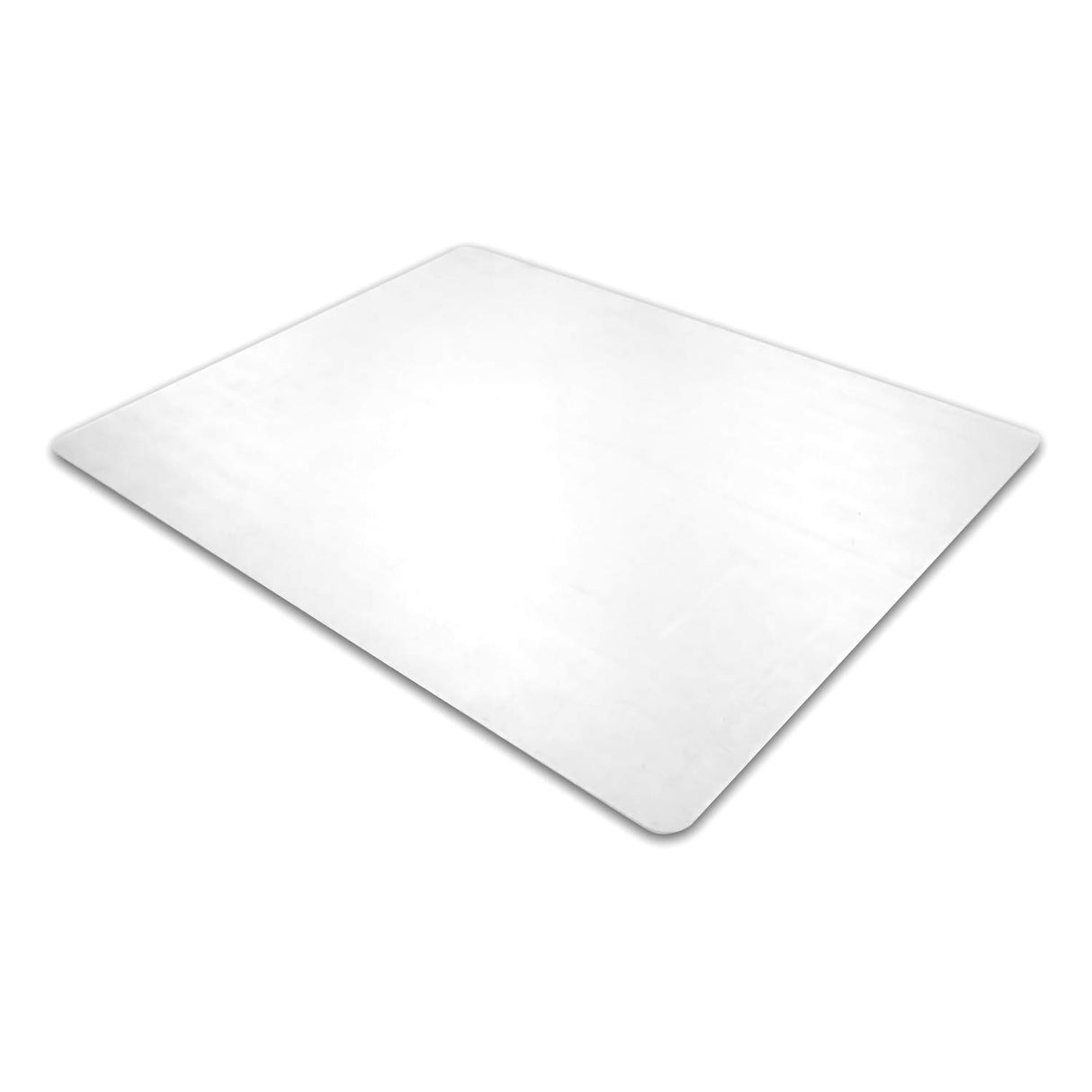 Marvelux Thick Polycarbonate Office Chair Mat for High Pile Carpets, Large Heavy Duty Clear Rigid Rectangular Carpeted Floor Protector Mat for Plush Pile Carpets, 48” x 60”