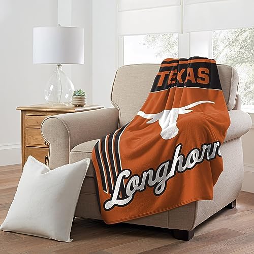 NORTHWEST NCAA Officially Licensed Texas Longhorns 46" x 60" Microfiber Throw Blanket