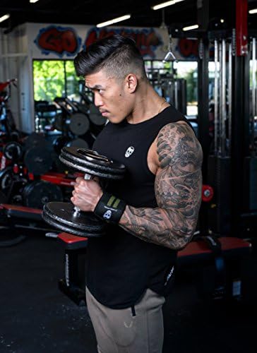 Gymreapers Weightlifting Wrist Wraps (IPF Approved) 18" Professional Quality Wrist Support with Heavy Duty Thumb Loop - Best Wrap for Powerlifting Competition, Strength Training, Bodybuilding