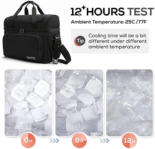 TOURIT Insulated Cooler Bag 30/36-Can Soft Sided Lunch Cooler 22/28L for Men Women to Travel, Picnic, Camping, Beach, Work
