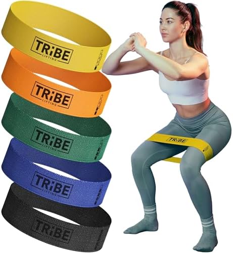Fabric Resistance Bands for Working Out - Booty Bands for Women and Men - Exercise Bands Resistance Bands Set - Workout Bands Resistance Bands for Legs - Fitness Bands