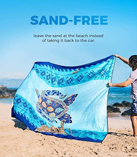 OCOOPA Beach Blanket Waterproof Sandproof, 10'X 9' Extra Large, Soft and Sturdy, Light Weight and Portable, Perfect for Beach Vacation, Famlily Park Picnic, Travel Camping, Outdoor Gifts
