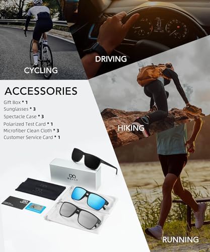 Polarized Sunglasses Men, Mens Sunglasses Polarized UV protection Lightweight Sun Glasses for Driving Fishing Golf