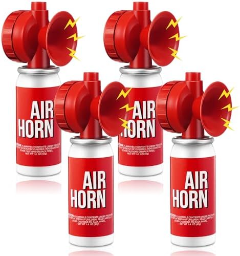 Saillong 1.4oz Boat Air Horn for Safety, Loud Marine Air Horns Can, Mini Small Blow Fog Bear Air Horn, Emergency Use for Sporting Events, Boat, Animal Alarm