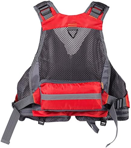 BASSDASH Strap Fishing Vest Adjustable for Men and Women, for Fly Bass Fishing and Outdoor Activities