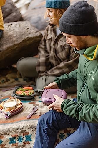 UCO Recycled ECO 5-Piece Camping Mess Kit with Bowl, Plate, Switch Spork Utensil Set