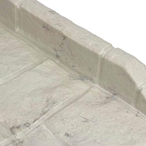 Suncast Durable Decorative Rain Gutter Downspout Erosion Prevention, Water Guard Diverter Catch Basin Tray Splash Block, Light Taupe (6 Pack)