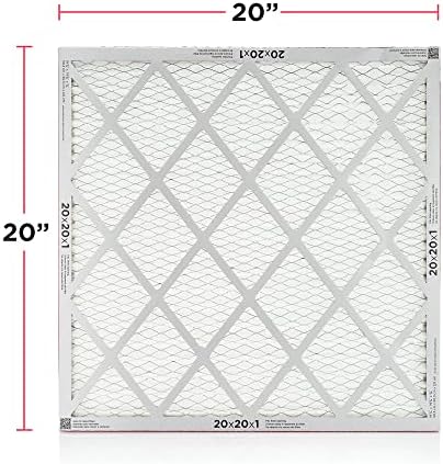 Frigidaire PureAir® 20x20x1 MERV 8 Allergen Electrostatic Pleated Air Conditioner HVAC AC Furnace Filters - 6 Pack (exact dimensions 19.81 X 19.81 X 0.81)