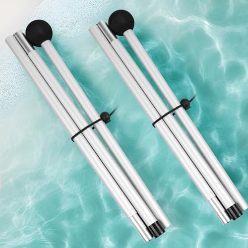 2 Packs Replacement Beach Tent Poles,Aluminum Canopy Foldable Poles