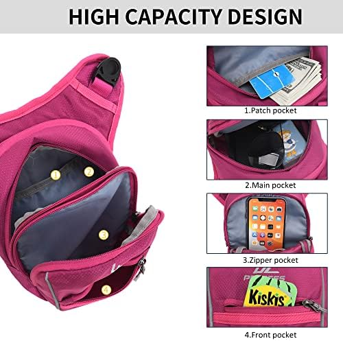 Peicees Leg Bag for Men Fanny Packs Women Men Outdoor Thigh Bags Motorcycle Ride Crossbody Backpack