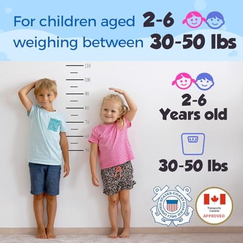 Body Glove Paddle Pals Learn to Swim Coast Guard Approved Kids Life Jacket PFD