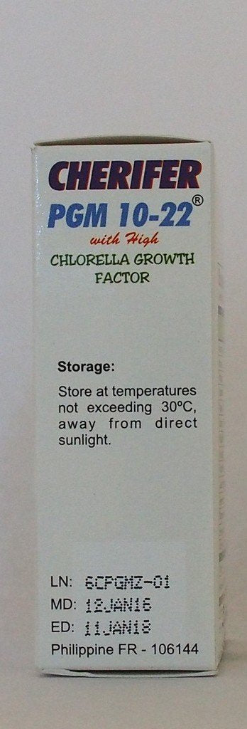 CHERIFER Capsule with Zinc, Double Chlorella Growth Factor & Taurine PGM 10-22 (30 Capsules)