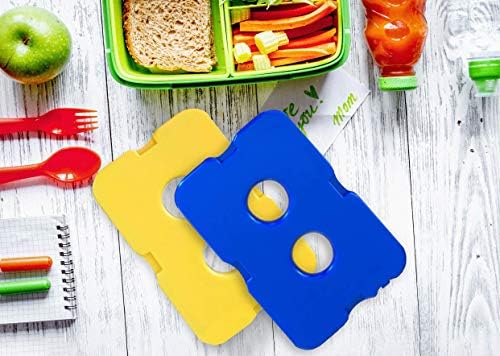 Ice Packs for Lunch Bags - Original Cool Pack | Slim & Long-Lasting Reusable Ice Pack for Lunch Box, Lunch Bag and Cooler | Freezer Packs for Coolers (Set of 8)