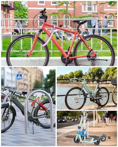 Sportneer Bike Lock: 5 Digit Combination High Security Anti Theft Bike Chain Lock - 3.2/3.6/4ft Heavy Duty Keyless Bicycle Lock for Bike, Motorcycle, Scooter, Door & Gate - 4/6mm Thick, Easy to Use