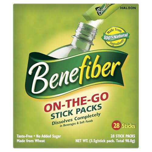 Benefiber Natural Fibre Supplement On-The-Go Stick 28 Pack