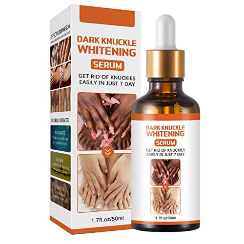 Dark Knuckle Whitening Serum, 1.7 Fl Oz Joint Darkening Serum, Lighten And Repair Melanin, Skin Care Removal Body Bleaching For Knuckle Elbows
