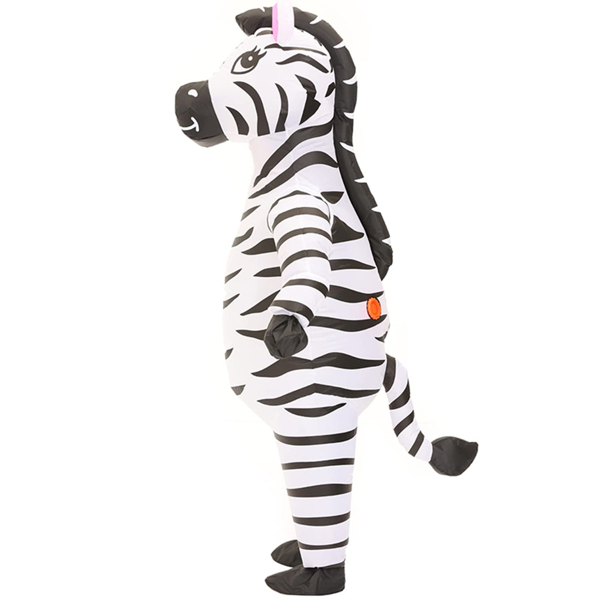 Arokibui Inflatable Zebra Costume Funny Blow up Animal Costume for Cosplay Party Christmas Halloween Suit Festival Suit Jumpsuit