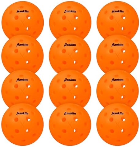 Franklin Sports X-40 Outdoor Pickleballs - Official Ball of USA Pickleball, APP Tour + Pickleball US Open - 3 Packs, 12 Packs, 36 Pickleball Buckets, 50, 100 + 400 Bulk Packs of Regulation Pickleballs