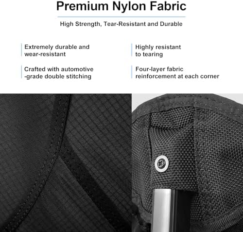 Camping Chairs for Adults, Supports 600 Lbs Lightweight Folding Camping Chair, Collapses to Size of Water Bottle Portable Camping Chair for Outdoor, Beach, Lawn, Travel, Picnics