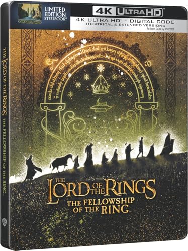 Lord of the Rings: Fellowship of the Ring - Theatrical & Extended Version - Limited Edition Steelbook (4K Ultra HD
