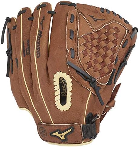 Mizuno Prospect PowerClose Youth Baseball Glove Series I V-Flex Notch I Parashock Palm Pad I ButterSoft Palm Liner
