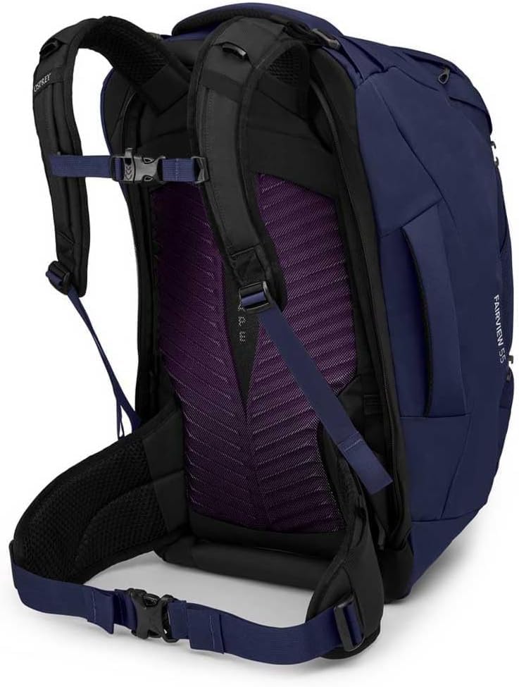 Osprey Fairview 55L Women's Travel Backpack, Winter Night Blue