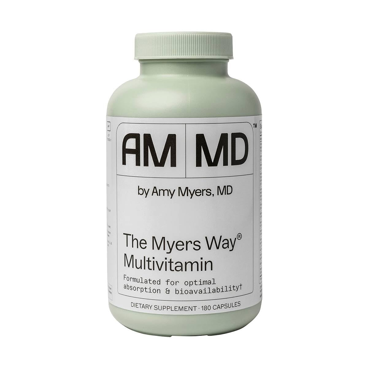 Amy Myers MD The Myers Way Multivitamin - Supports Healthy Immune, Thyroid & Adrenal Function - Gluten-Free, Non-Dairy & Iron Free Healthcare Supplement