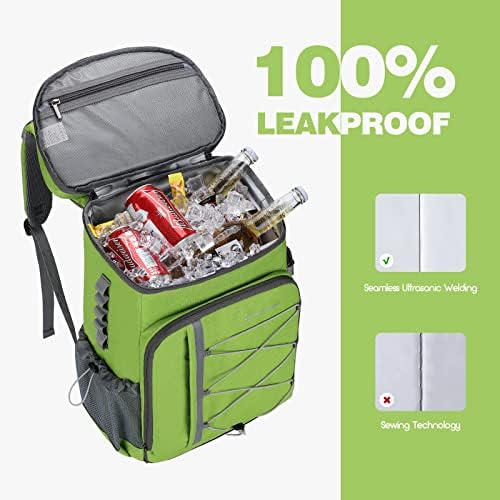 Maelstrom Cooler Backpack - 35/50 Can Insulated Soft Cooler Lunch Bag for Camping, Beach, Hiking & Shopping