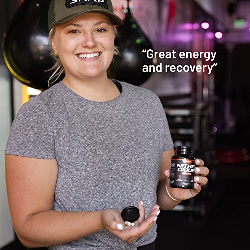 Snap Supplements Nitric Oxide Booster, Performance Formula for Stamina & Endurance, 60 Count