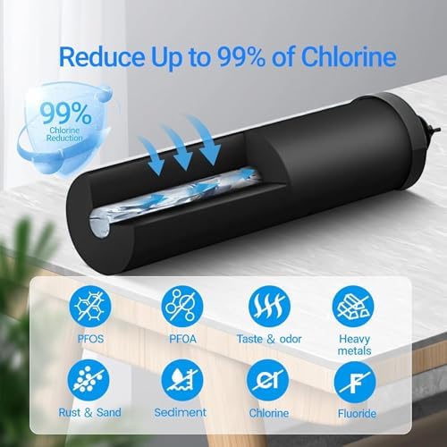 Filterlogic NSF/ANSI 372 Certified Water Filter, Replacement for Berkey® BB9-2® Black Purification Elements and Berkey® Gravity Filter System, Waterdrop King Tank Gravity-fed System, Pack of 4