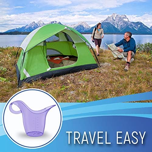 Female Urinal - Portable Urination Device for Women - Pee Standing Up - Squad-Free - Ideal During Nights or Bedridden – Protection on Roadtrips - Camping - Boating - Hiking - Outdoor Activities & More
