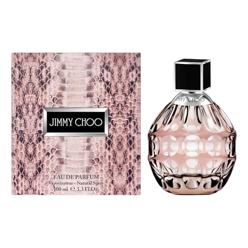 JIMMY CHOO - Signature Eau de Parfum - Women's Perfume - Floral & Fruity - With notes of Tea Rose, Tiger Orchid & Cedarwood - 3.3 Fl Oz