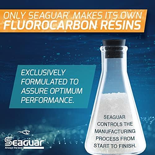 Seaguar InvizX Multi-Species Fishing Line for Casting, Live Bait, Freshwater, 100% Fluorocarbon, Clear, Multiple Sizes