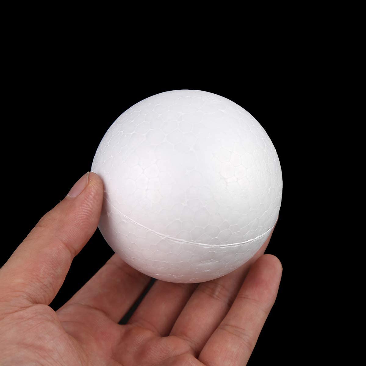 LOMIMOS 24pcs 4 Inch Foam Balls, White Craft Balls for Arts & Crafts DIY Cratfs School Projects Christmas Easter Home Party Decoration