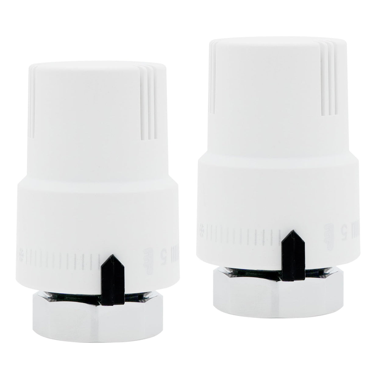 VANCOCO 2pcs M30×1.5 mm Radiator Thermostat Valve Heads, Thermostatic Radiator Valve Heads for Home Office Heating Systems, TRV