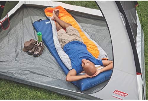 Coleman Self-Inflating Sleeping Pad with Pillow, Lightweight Inflatable Camp Pad with Extra Padding & Quick Deflation, No Air Pump Needed, Great for Camping, Backpacking, Traveling, & More