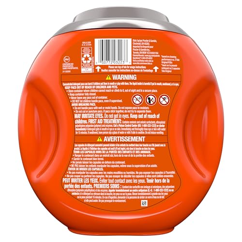 Tide Ultra OXI Power PODS with Odor Eliminators Laundry Detergent Pacs 32 Count For Visible and Invisible Dirt