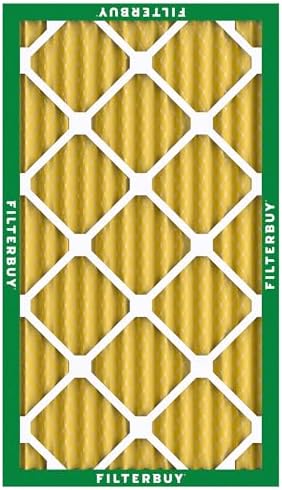 Filterbuy 16x25x2 Air Filter MERV 11 Allergen Defense (4-Pack), Pleated HVAC AC Furnace Air Filters Replacement (Actual Size: 15.50 x 24.50 x 1.75 Inches)