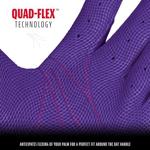 Franklin Sports MLB Baseball Batting Gloves - CFX Pro Adult + Youth Batting Glove Pairs - Baseball + Softball Batting Gloves - Multiple Sizes + Colors