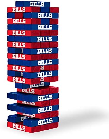 NFL Pro Football Tabletop Stackers Block Game by Wild Sports - Perfect Gift for NFL Football Fan, Dorm Game, Rec Room, Tailgate