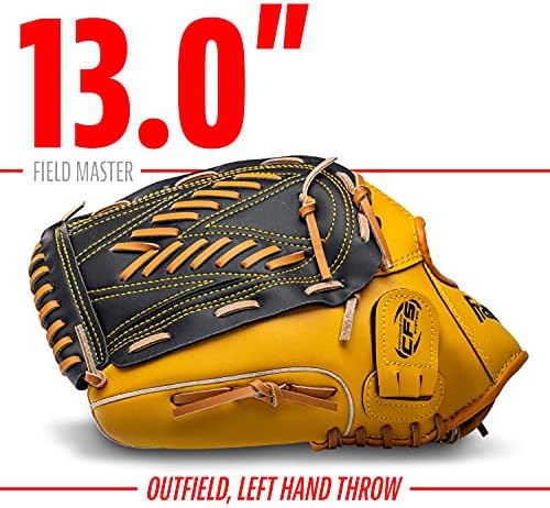 Franklin Sports Baseball + Softball Gloves - Field Master Adult + Youth Baseball + Softball Gloves - Right Hand + Left Hand Gloves - Infield + Outfield Mitts - Multiple Sizes + Colors